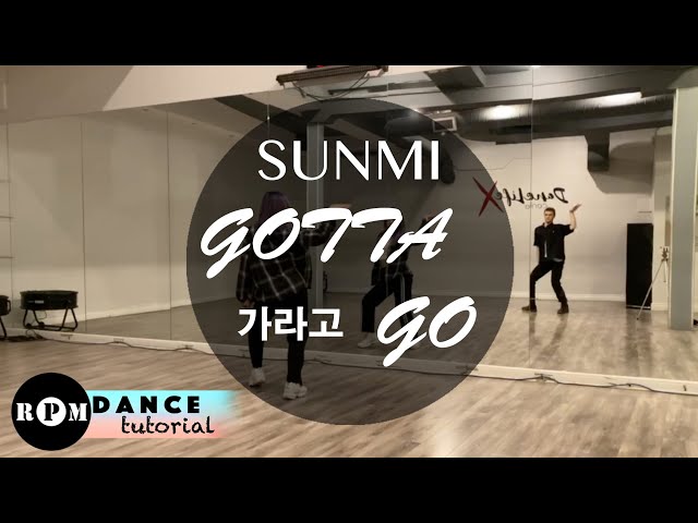 sunmi gotta go dance tutorial (second pre-chorus,chorus